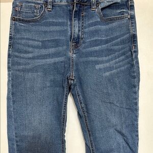 Vigoss Blue Skinny Jeans with Subtle Whiskering